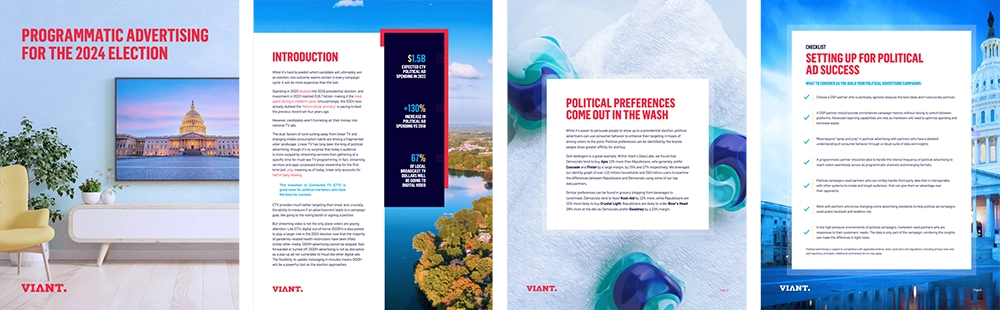 Image of pages from the white paper Programmatic Advertising for the 2024 Election